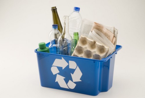 Illustration of hazardous waste materials being managed