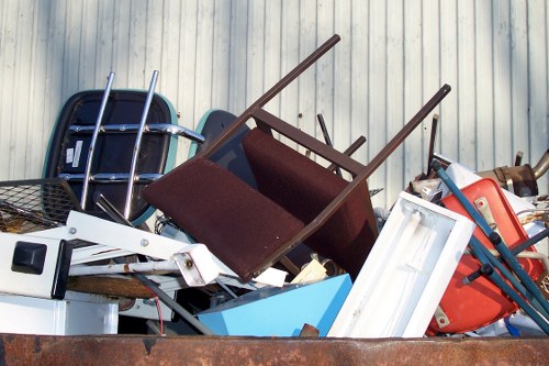 Various types of construction materials for recycling