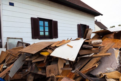 Eco-friendly disposal of items during garage clearance