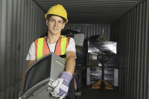 Team handling garden waste removal efficiently